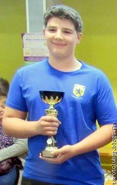 1&egrave;re victoire de la saison pour le jeune Lucas PLANCHON