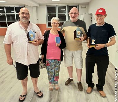 Le podium du TOURNOI DE LA VILLE 2026